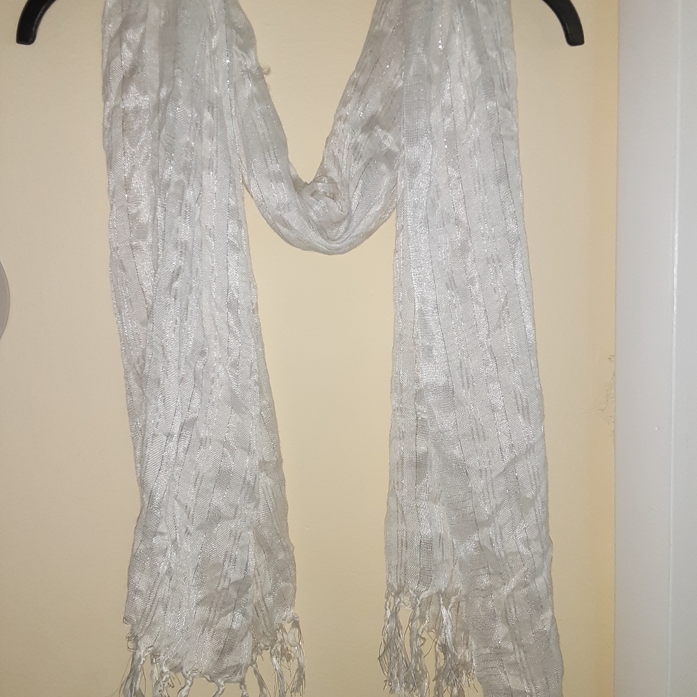 Brand new white scarf